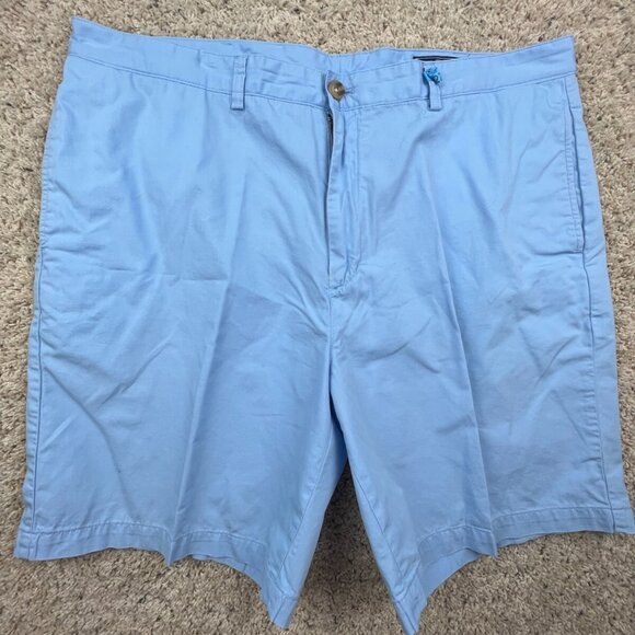 Vineyard Vines Shorts Mens Size 40 Flat Front Blue Chino Cotton Casual Short - Picture 7 of 15